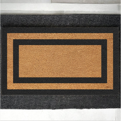 Borderline Natural Coir Doormat - 17x30