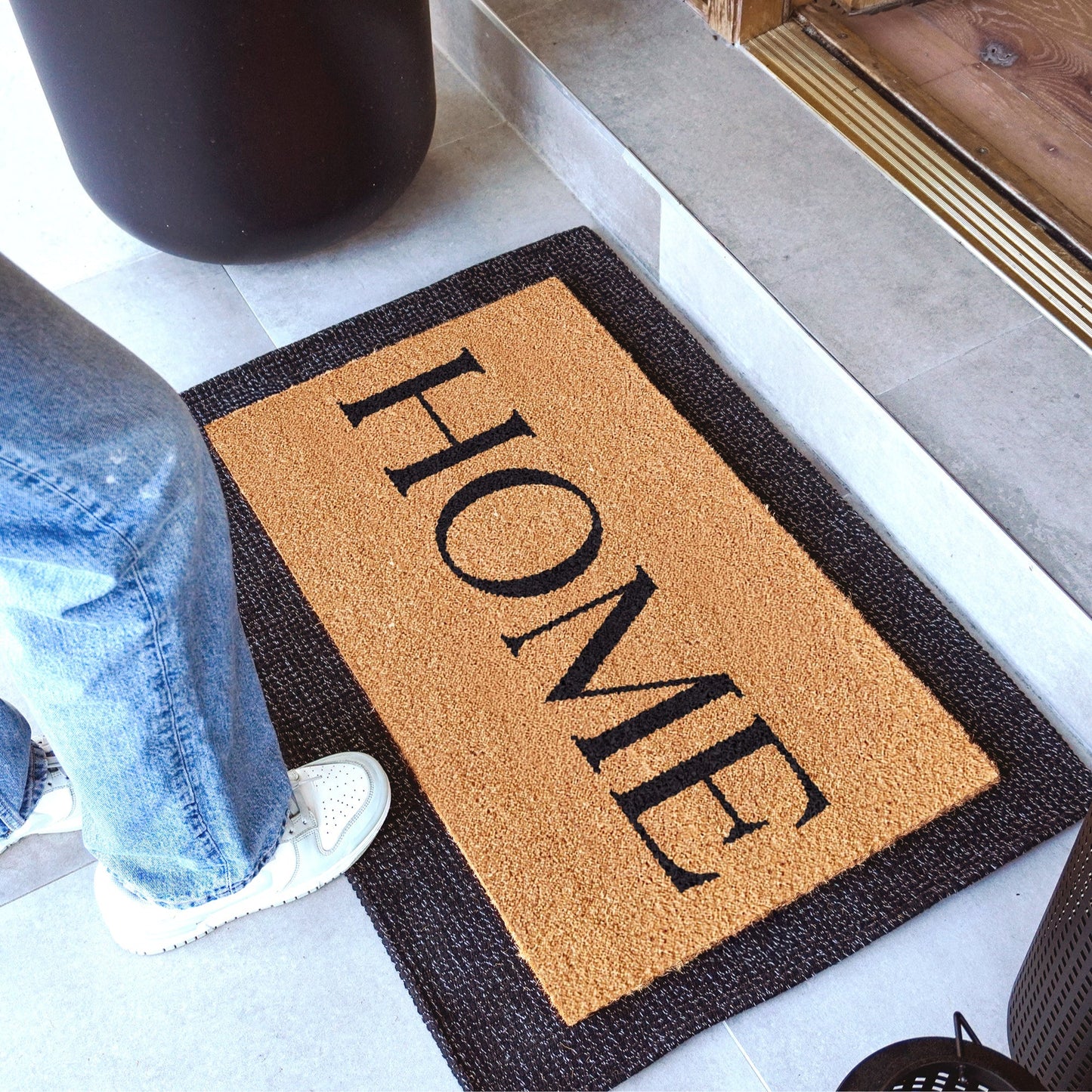 HOME Natural Coir Doormat - 17x30