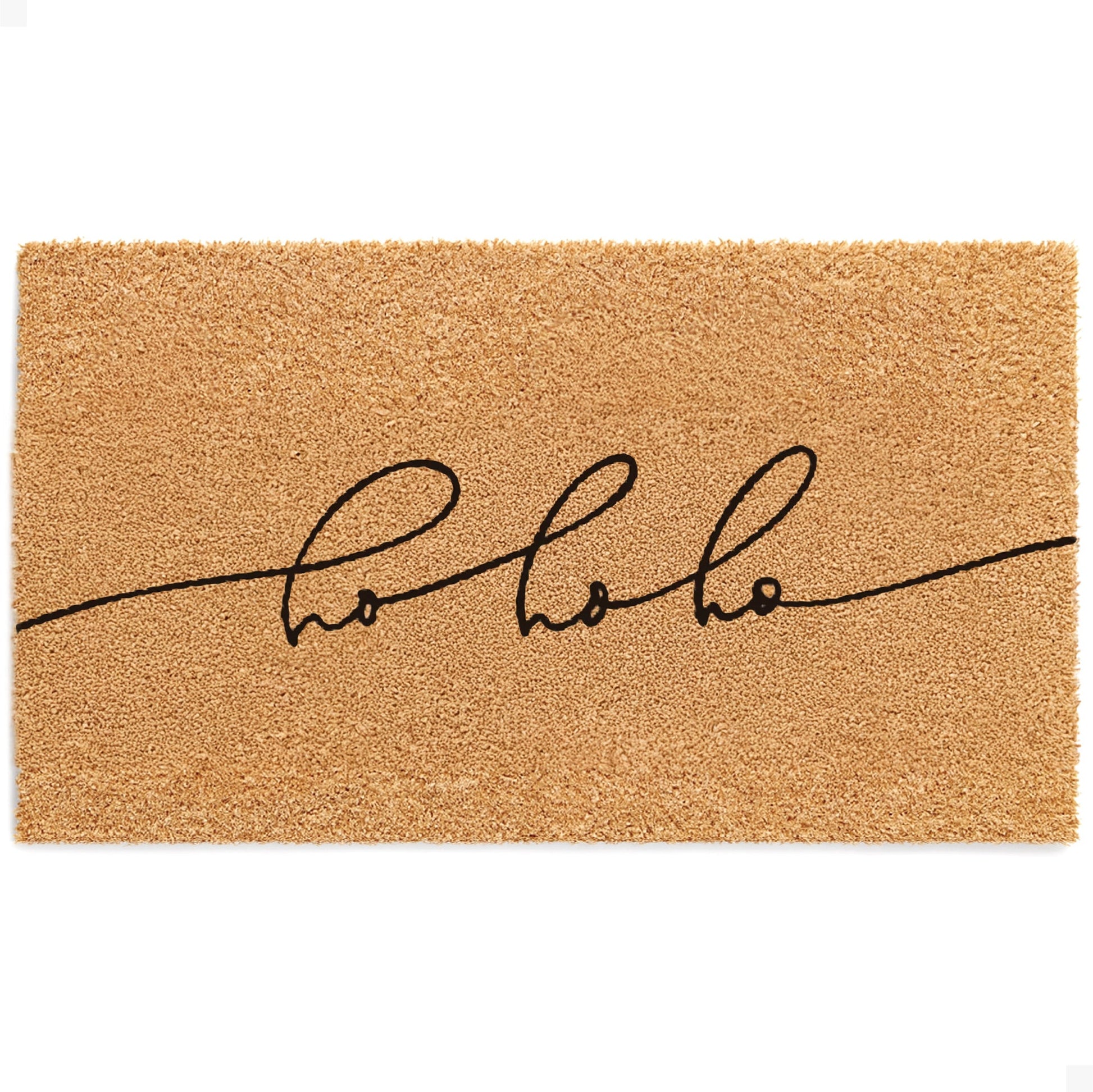Festive Echo Natural Coir Doormat