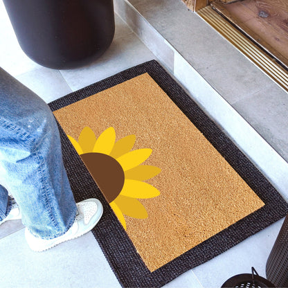 Golden Glow Natural Coir Doormat - 17x30