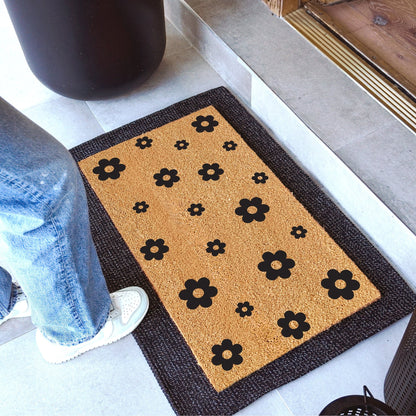 Ebonflower Natural Coir Doormat - 17x30