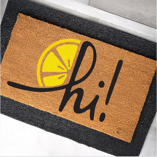 Zesty hi! Natural Coir Doormat - 17x30