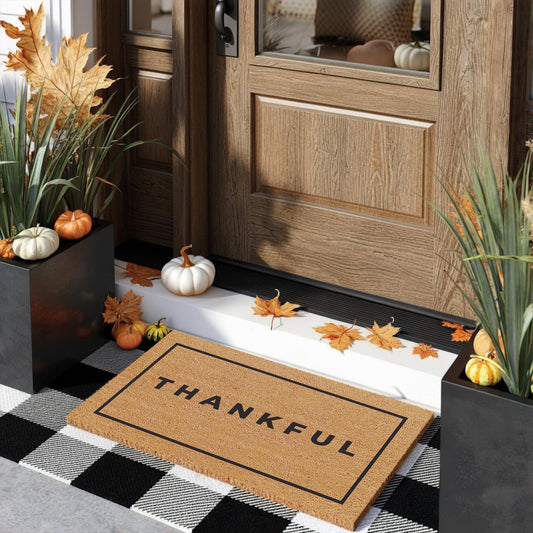 Thankful Natural Coir Doormat