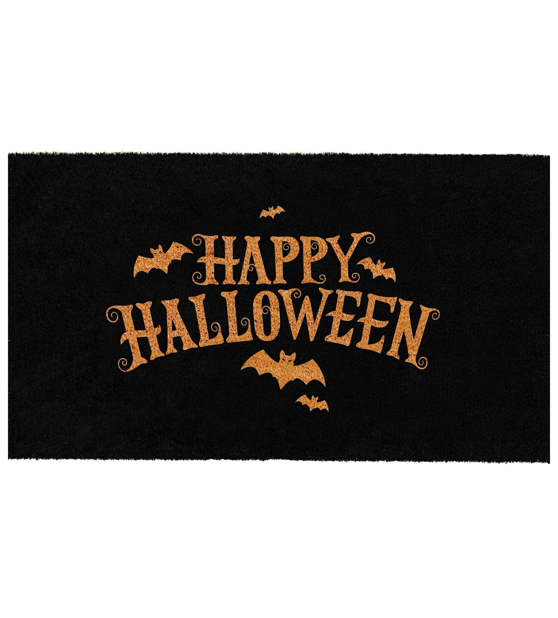 Festive Fright Natural Coir Doormat