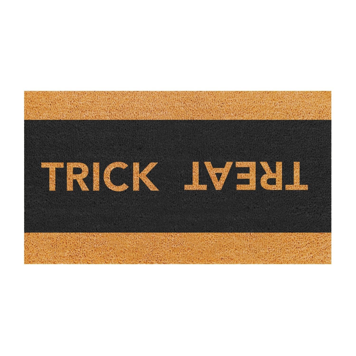 Trick or Treat Natural Coir Doormat