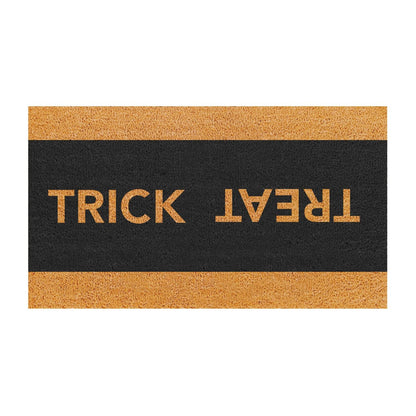 Trick or Treat Natural Coir Doormat