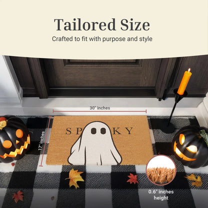 Spooky Natural Coir Doormat