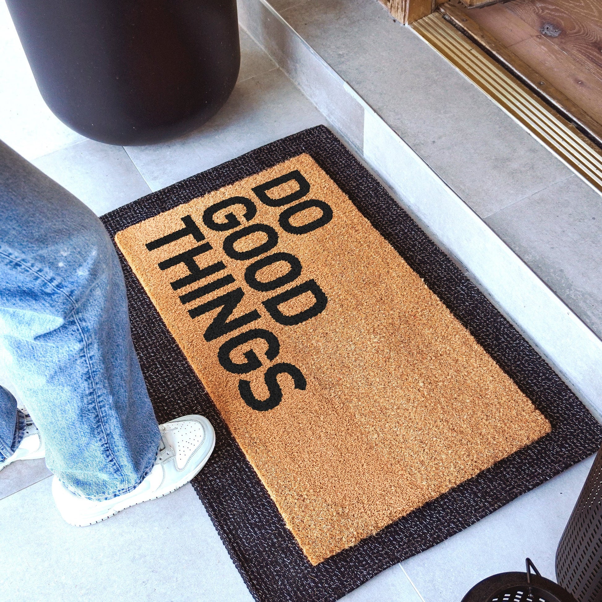 Do Good Things Natural Coir Doormat - 17x30