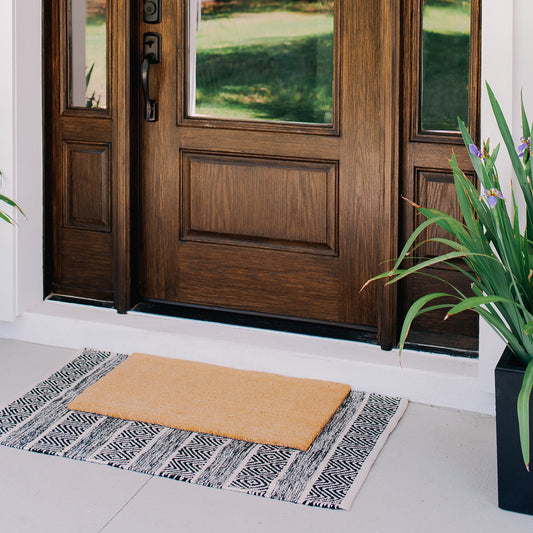 Natural Coir Doormat - 17x30