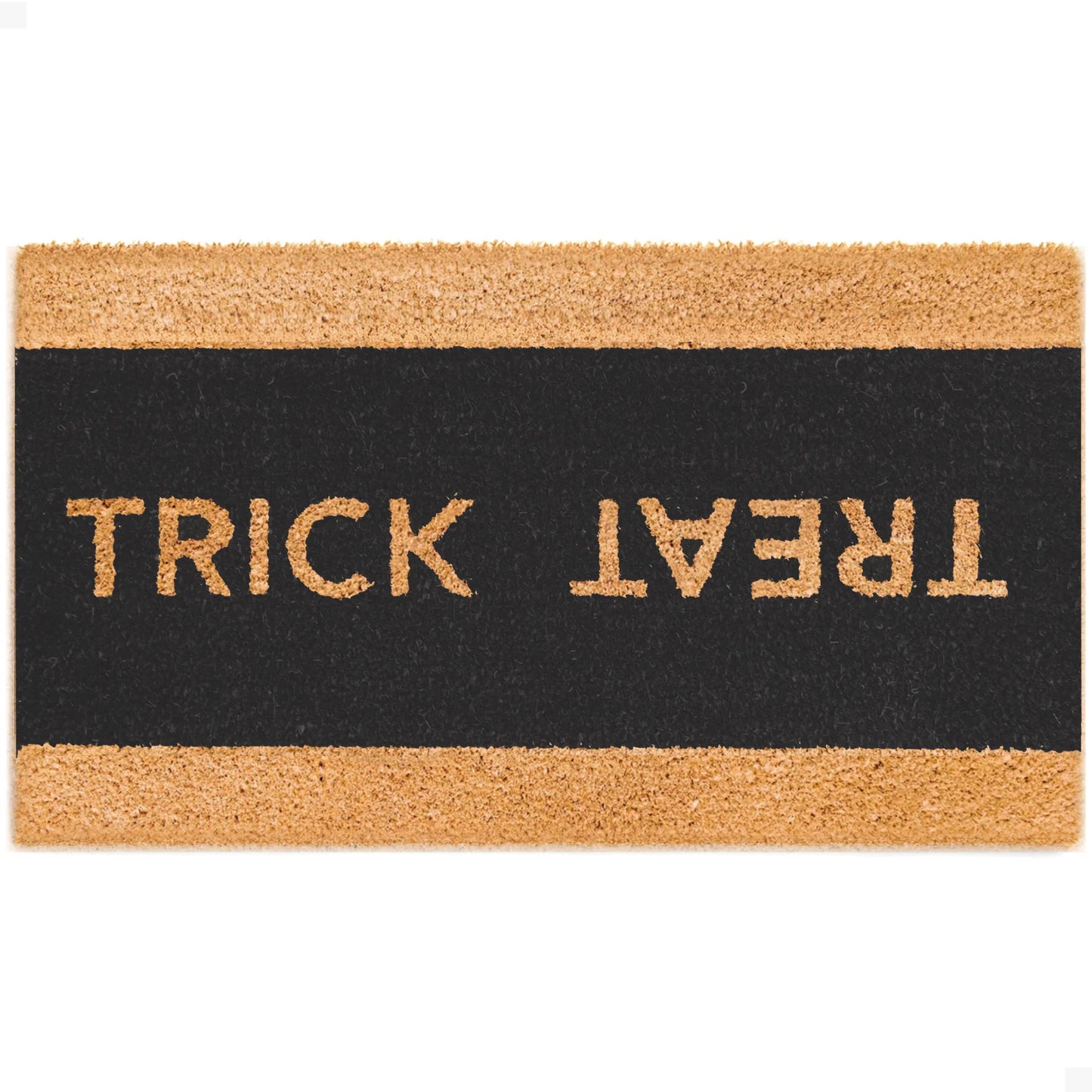 Trick or Treat Natural Coir Doormat