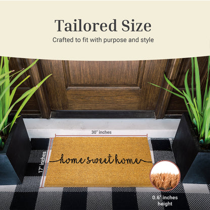 Natural Home Natural Coir Doormat - 17x30