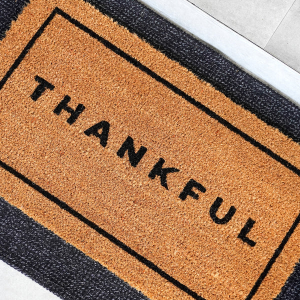 Thankful Natural Coir Doormat