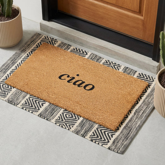 ciao Natural Coir Doormat - 17x30