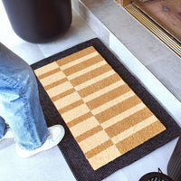 Modern Pillars Natural Coir Doormat - 17x30