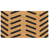 The Angle Set Natural Coir Doormat - 17x30