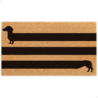 Long & Low Natural Coir Doormat - 17x30