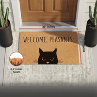 Welcome, Peasants Natural Coir Doormat - 17x30