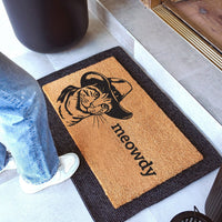 meowdy Natural Coir Doormat - 17x30