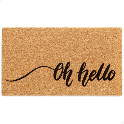 Oh hello Natural Coir Doormat