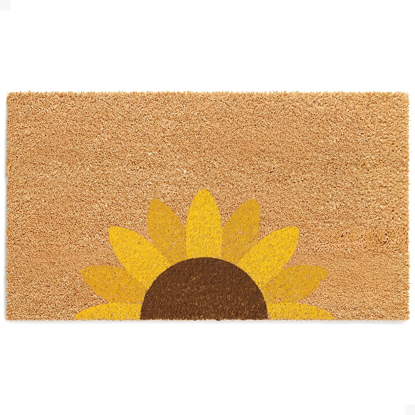 Golden Glow Natural Coir Doormat - 17x30