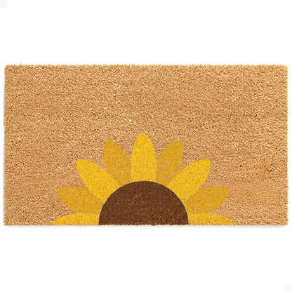 Golden Glow Natural Coir Doormat - 17x30