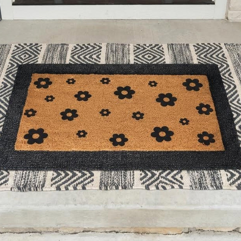 Ebonflower Natural Coir Doormat - 17x30