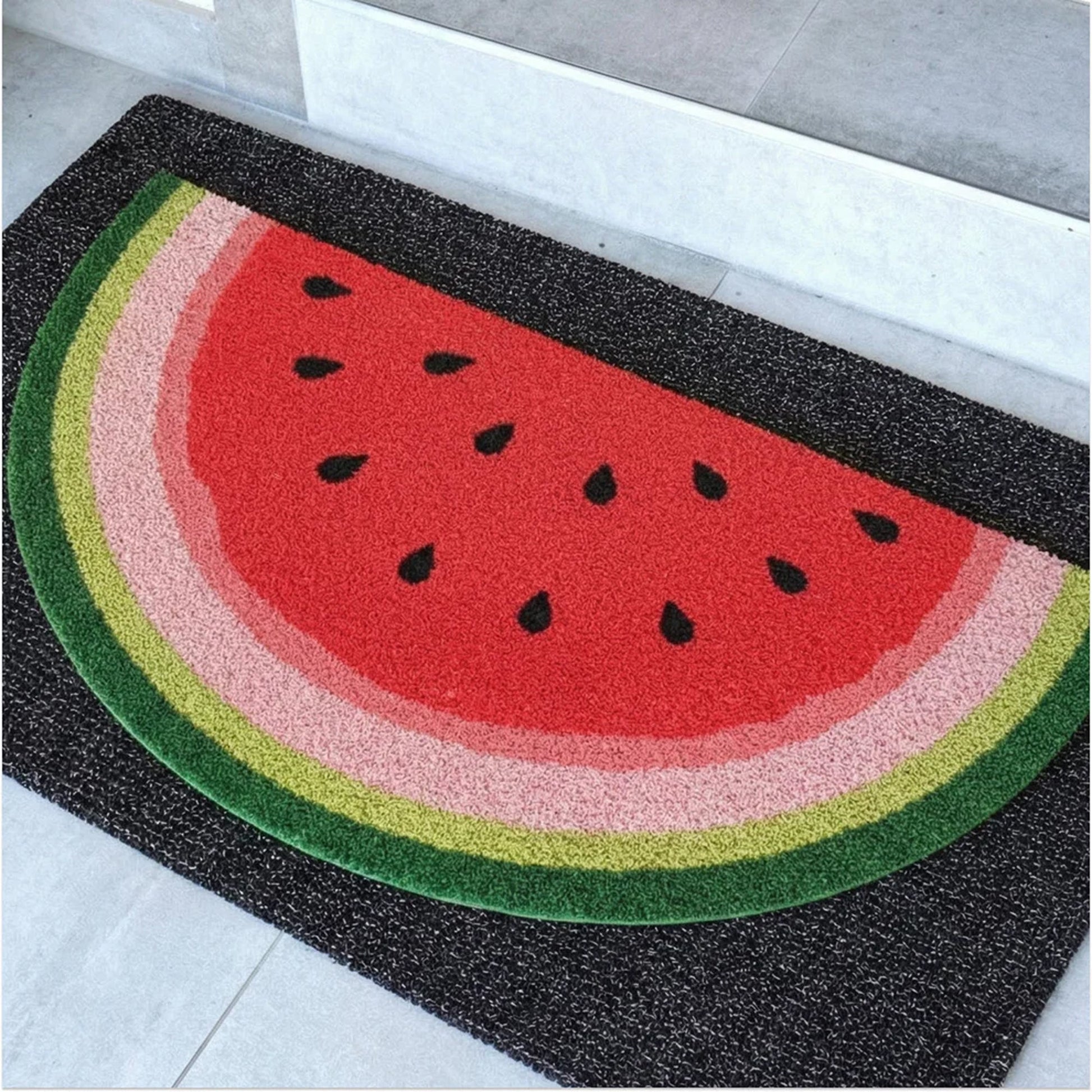 Melon Pop Natural Coir Doormat - 17x30