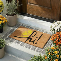 Zesty hi! Natural Coir Doormat - 17x30