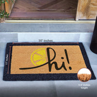 Zesty hi! Natural Coir Doormat - 17x30