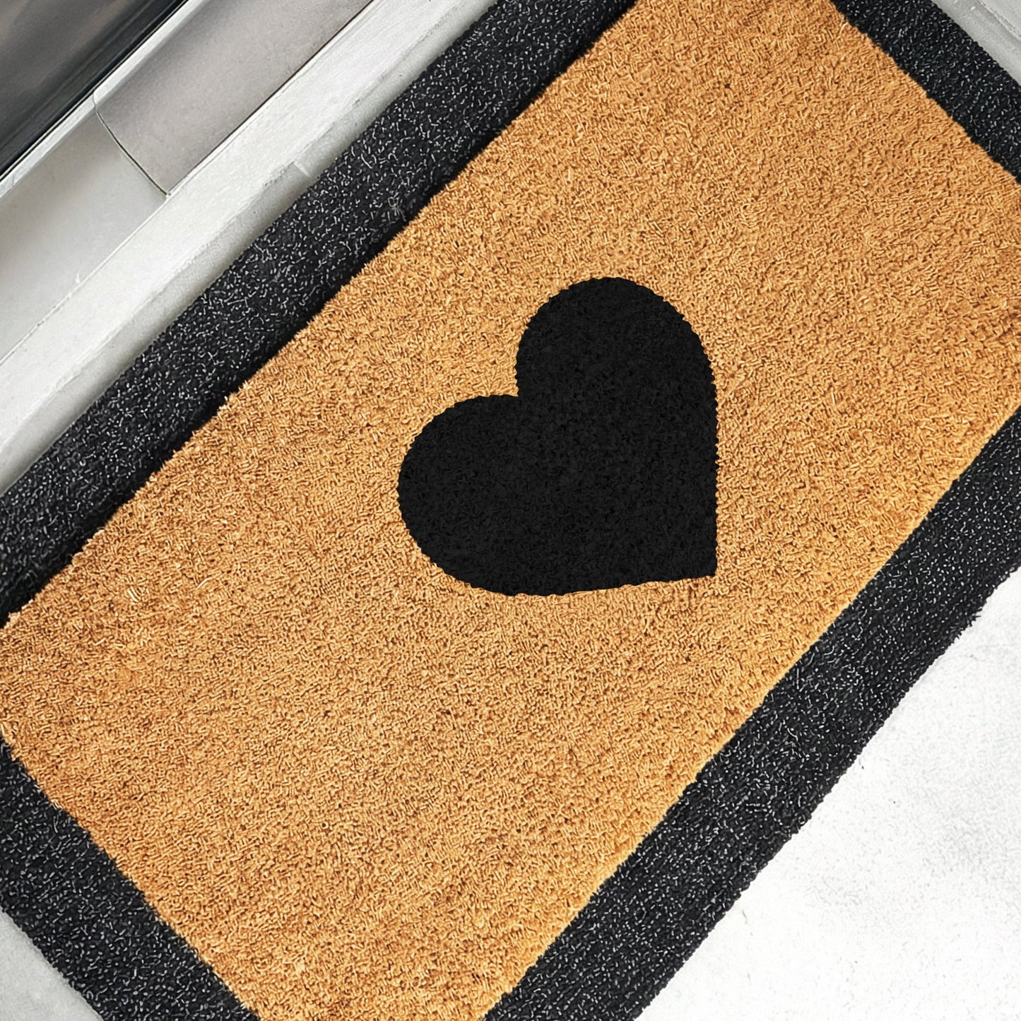 Bold Heart Natural Coir Doormat - 24x48