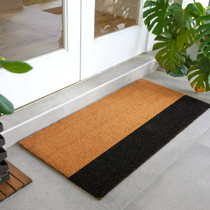Sleek Horizon Natural Coir Doormat - 24x48