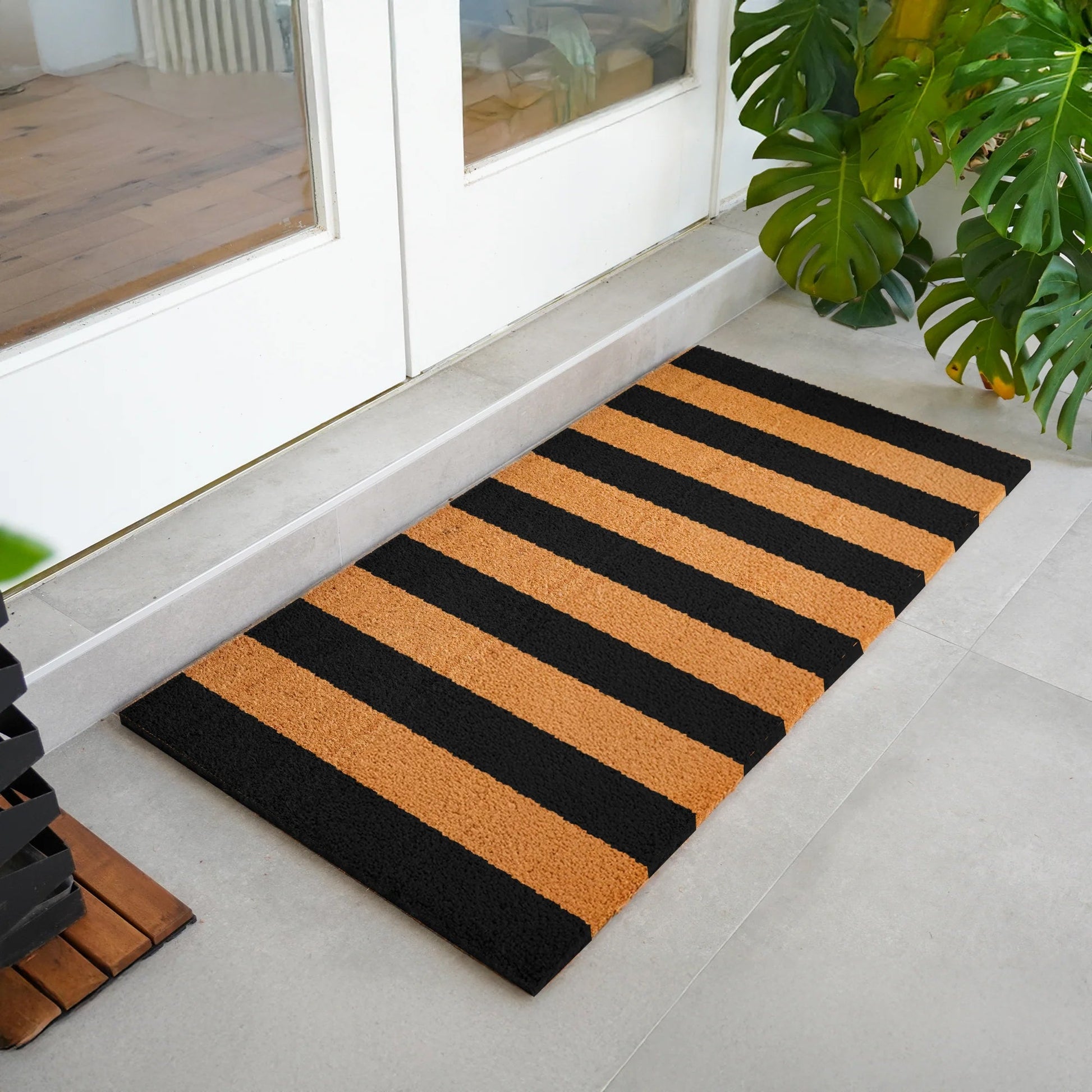 Right Stripes Natural Coir Doormat - 24x48
