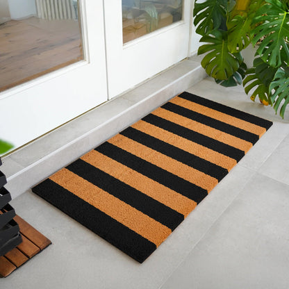 Right Stripes Natural Coir Doormat - 24x48