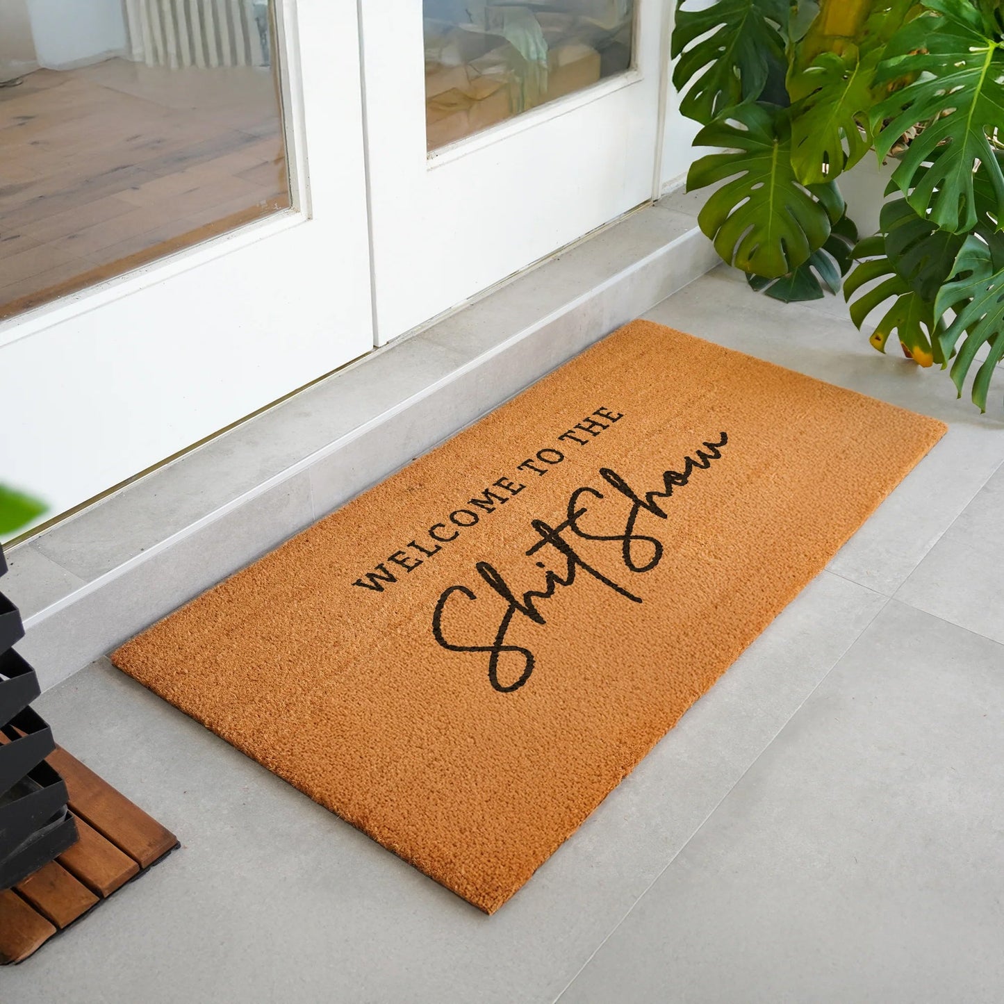 Shitshow Natural Coir Doormat - 24x48