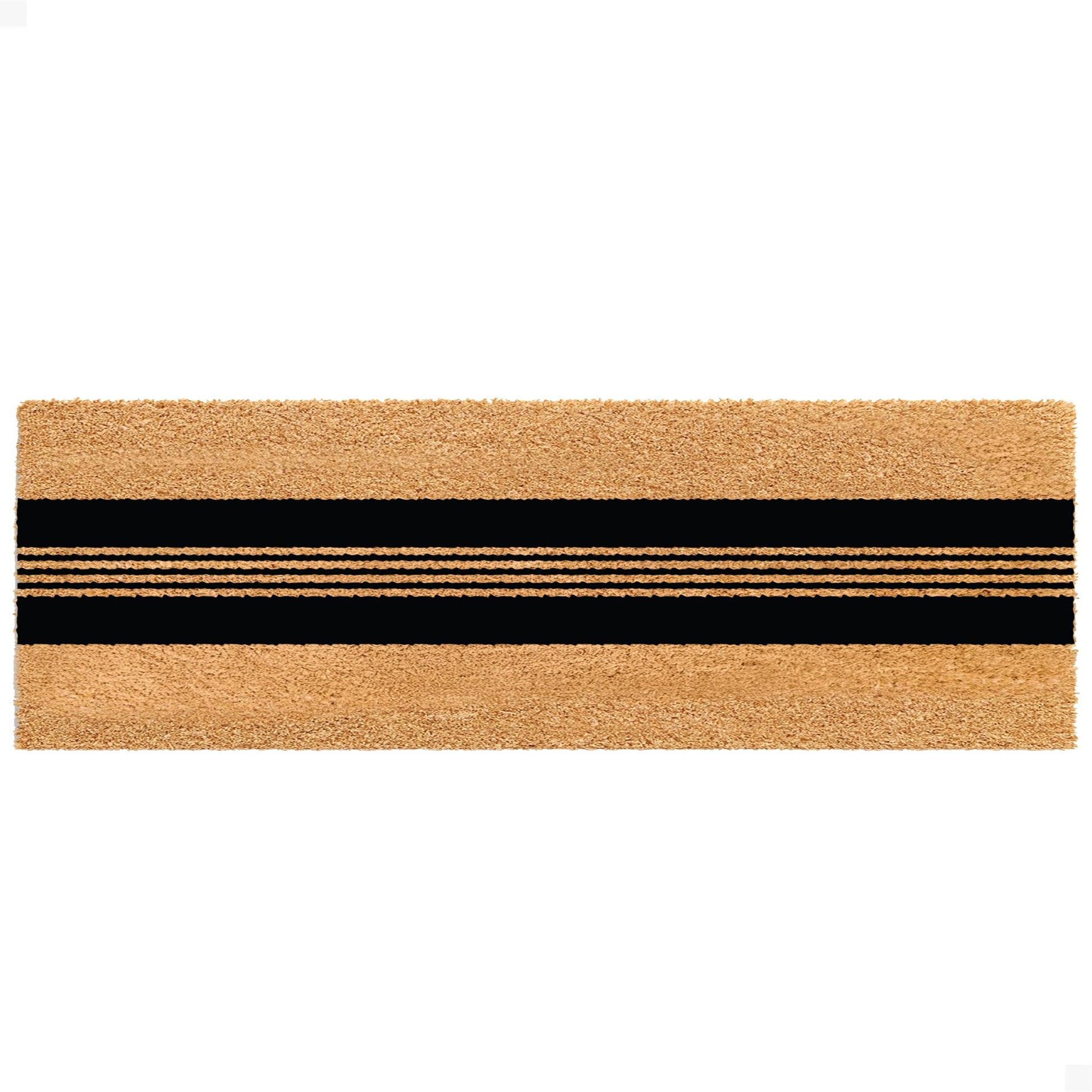 Parallel Charm Natural Coir Doormat - 24x72
