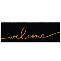 Nocturnal Greeting Natural Coir Doormat - 24x72