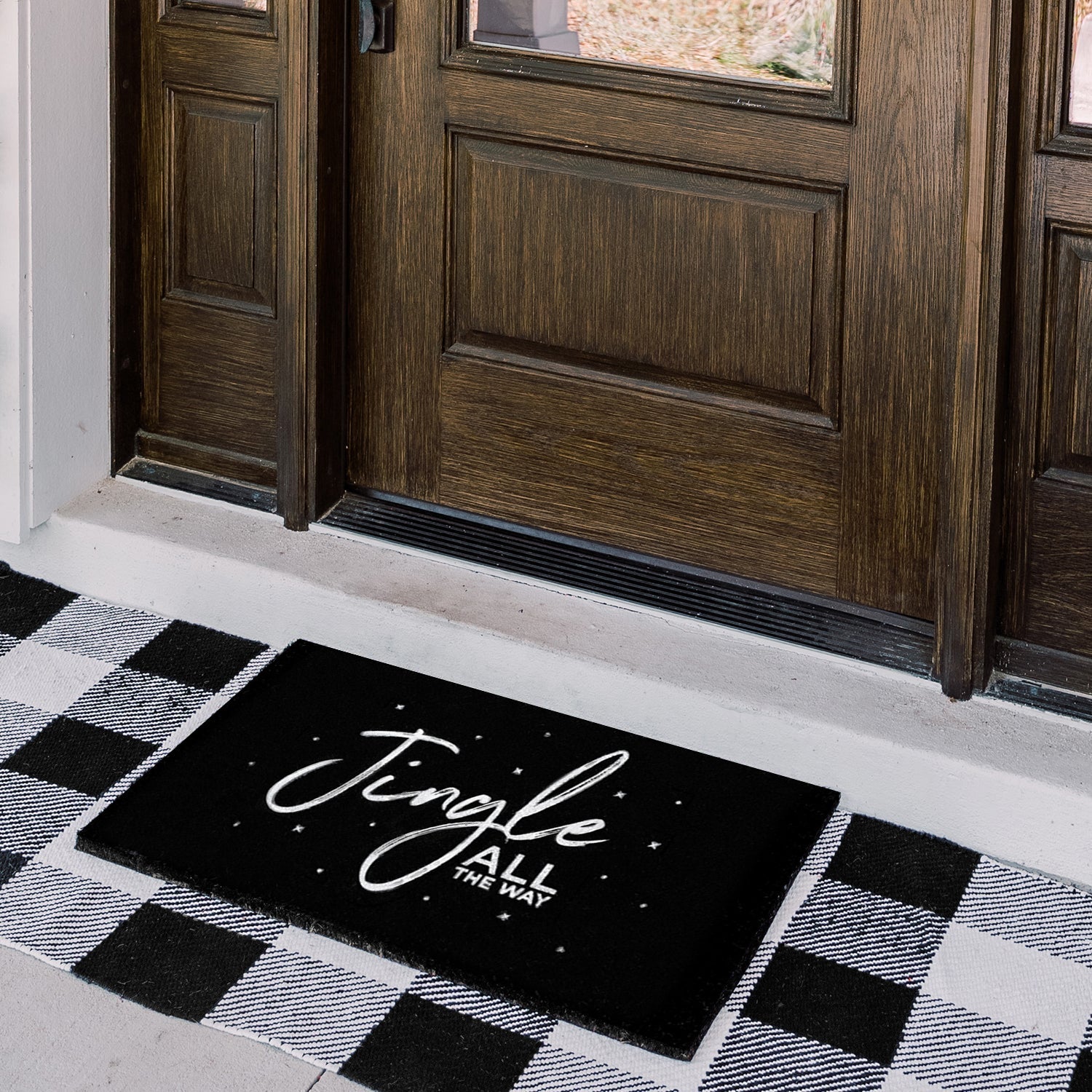 Midnight Melody Natural Coir Doormat