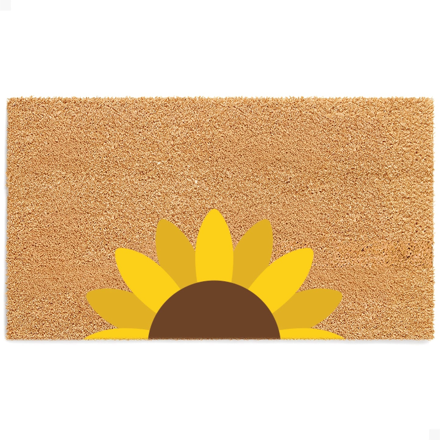 Golden Glow Natural Coir Doormat - 17x30