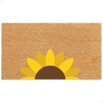 Golden Glow Natural Coir Doormat - 17x30