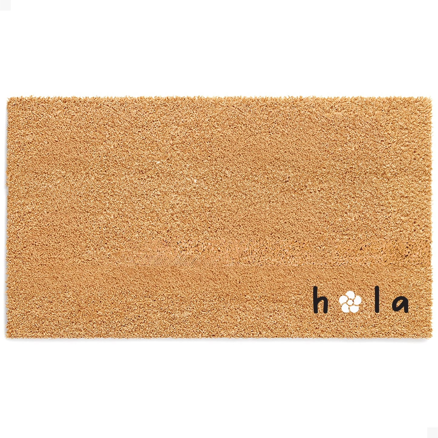 Hola Daisy Natural Coir Doormat - 17x30