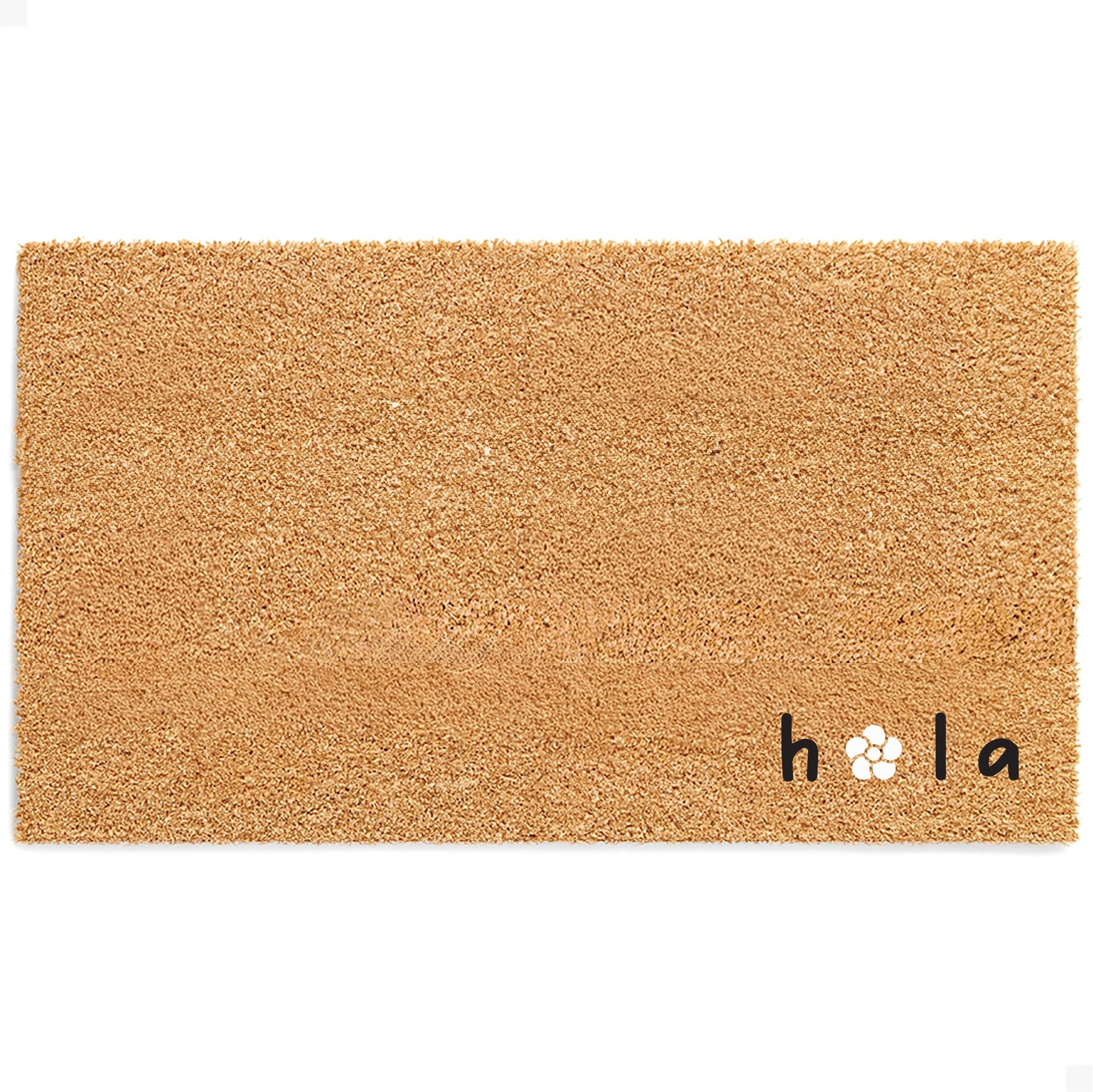 Hola Daisy Natural Coir Doormat - 17x30