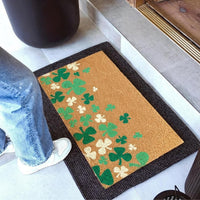 Clover Cascade Natural Coir Doormat - 17x30