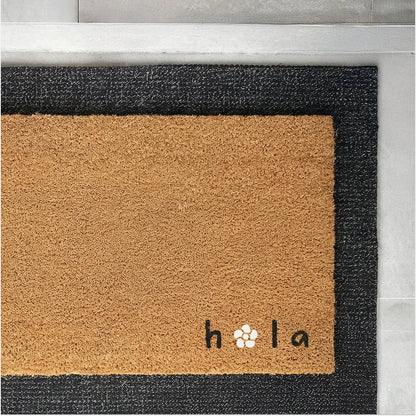 Hola Daisy Natural Coir Doormat - 17x30