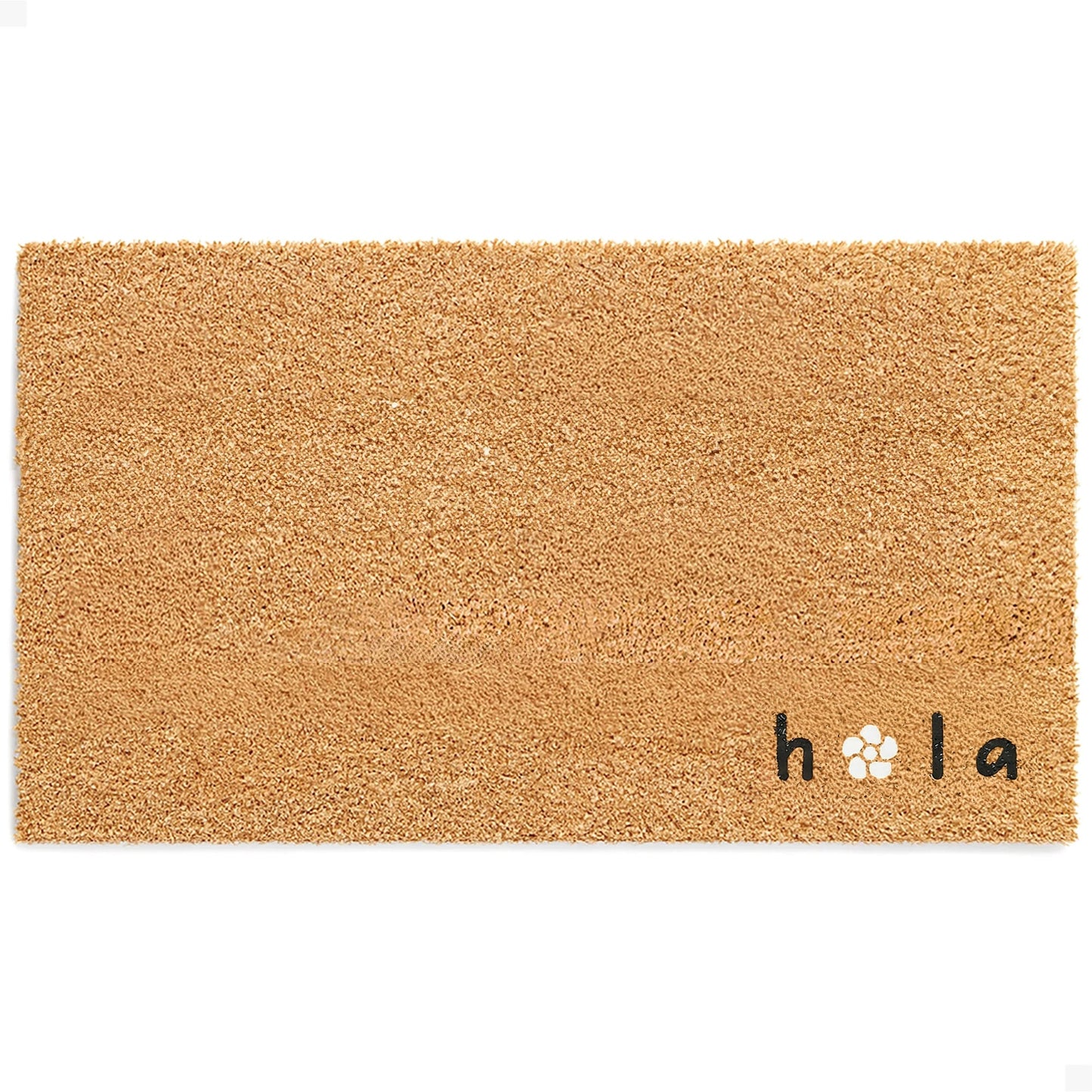 Hola Daisy Natural Coir Doormat - 17x30