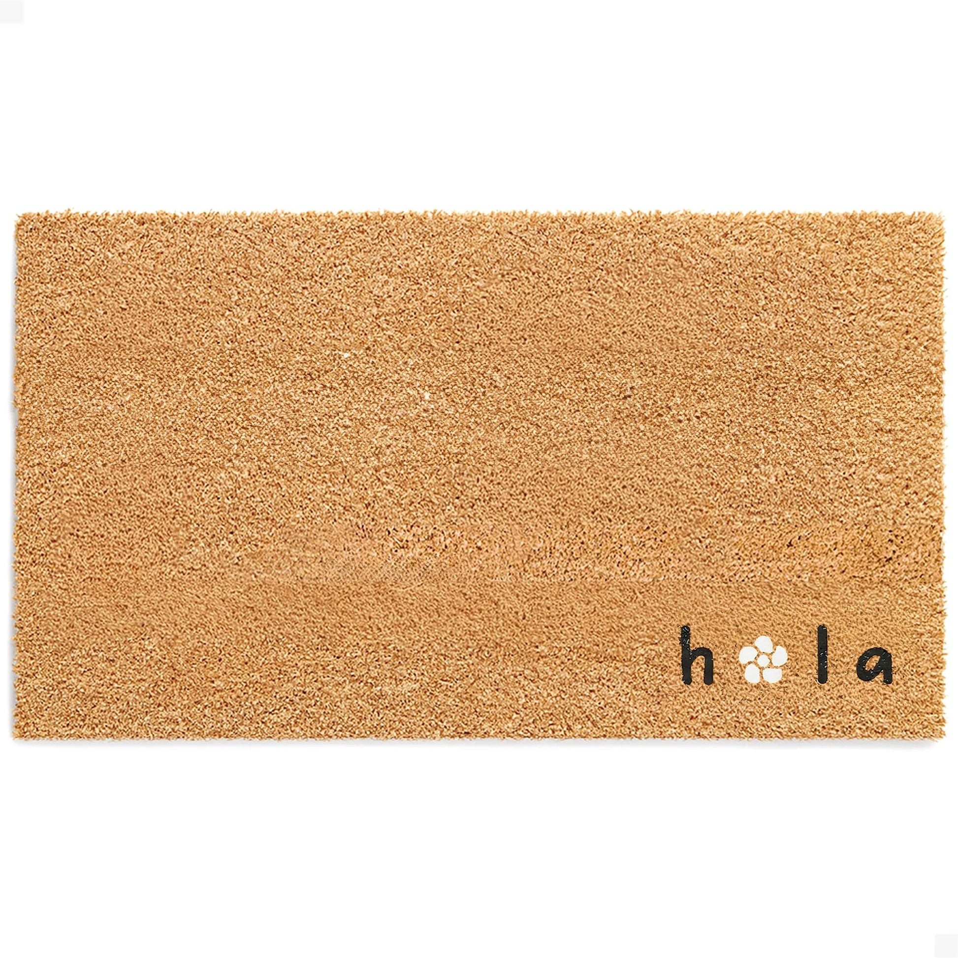 Hola Daisy Natural Coir Doormat - 17x30