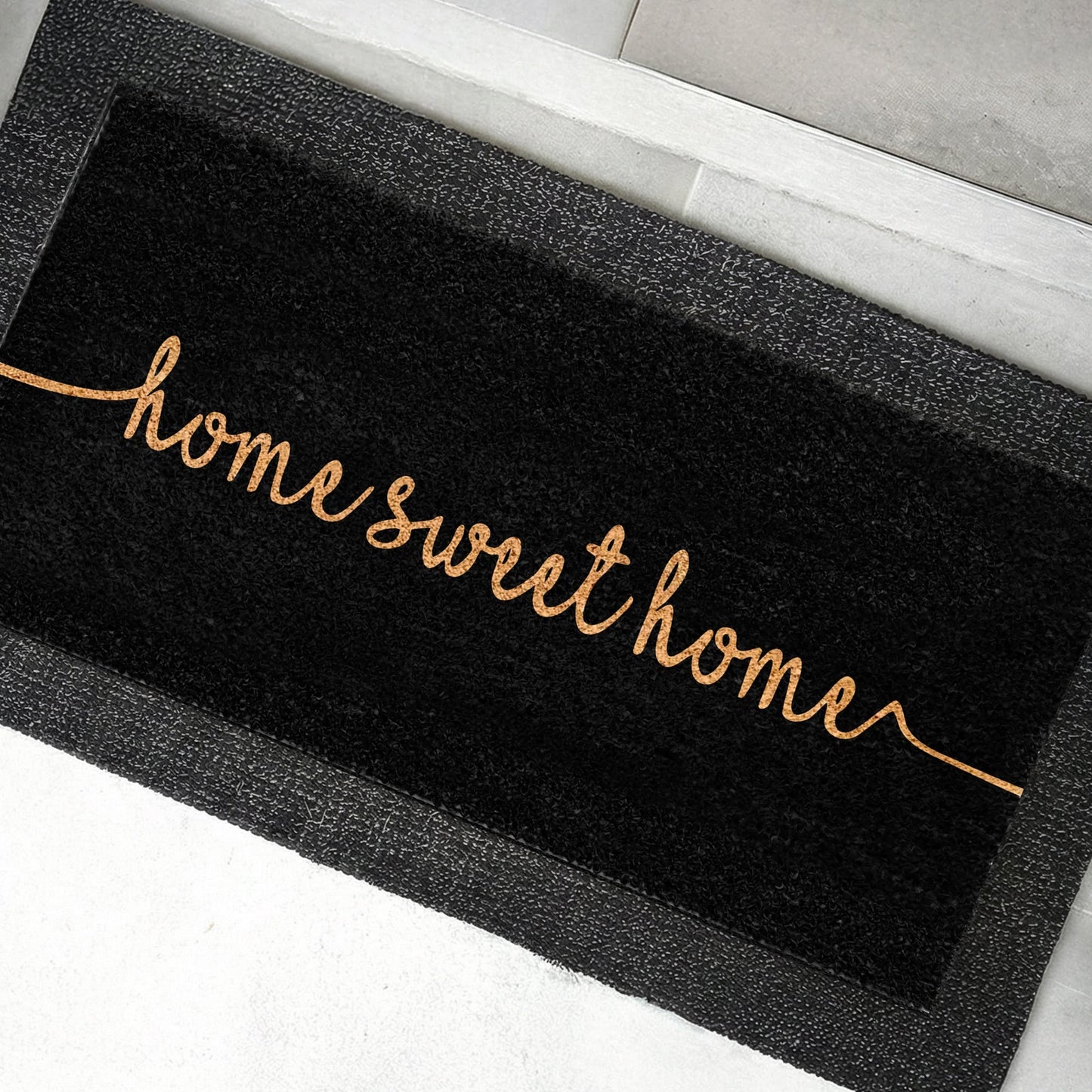 Rustic Greet Natural Coir Doormat - 24x48