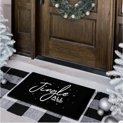Midnight Melody Natural Coir Doormat