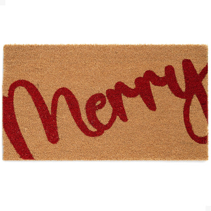 Merry Berry Natural Coir Doormat