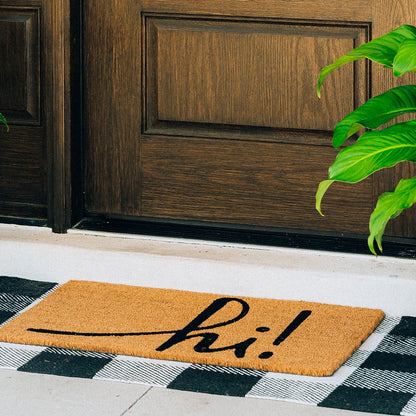 hi! Natural Coir Doormat