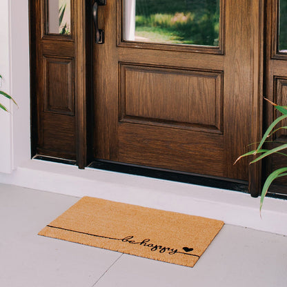 be happy Natural Coir Doormat